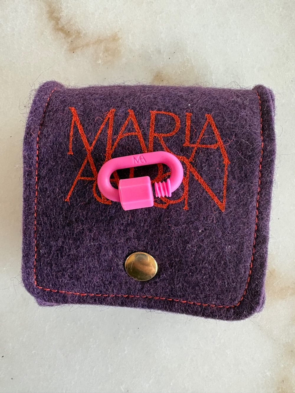 Marla Aaron pink Rubber Lock - Picture 4 of 4